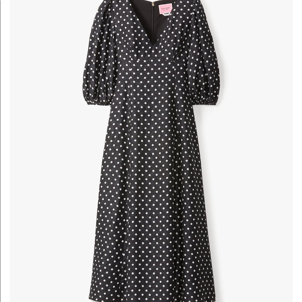 Harmony Dot Cloqué Dress